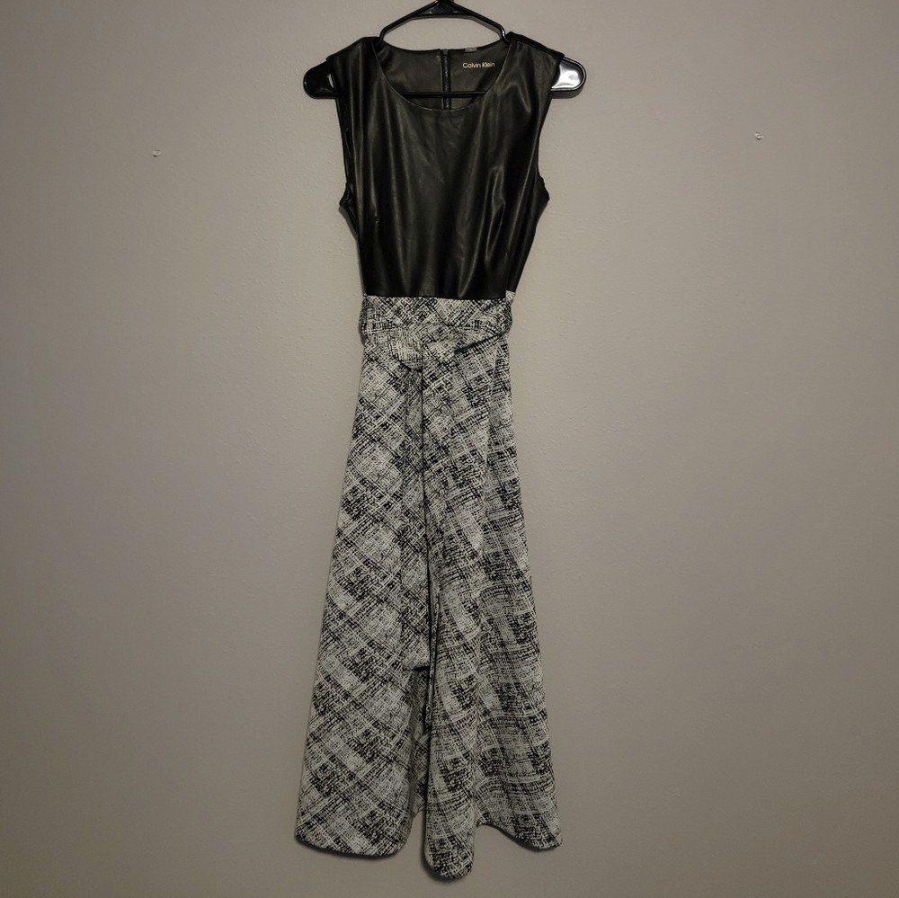 Calvin Klein- Pleather Top Dress